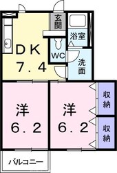 スカイハイツＫ　Ｂの物件間取画像